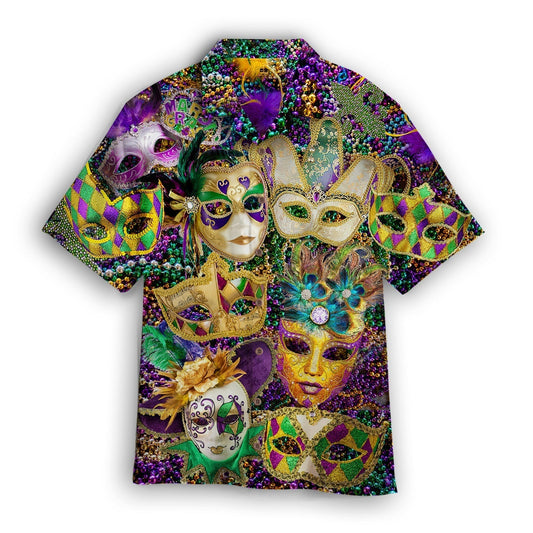 HappyMardiGrasMaskAlohaHawaiianShirtsForMenandForWomenWT1806_3194_1