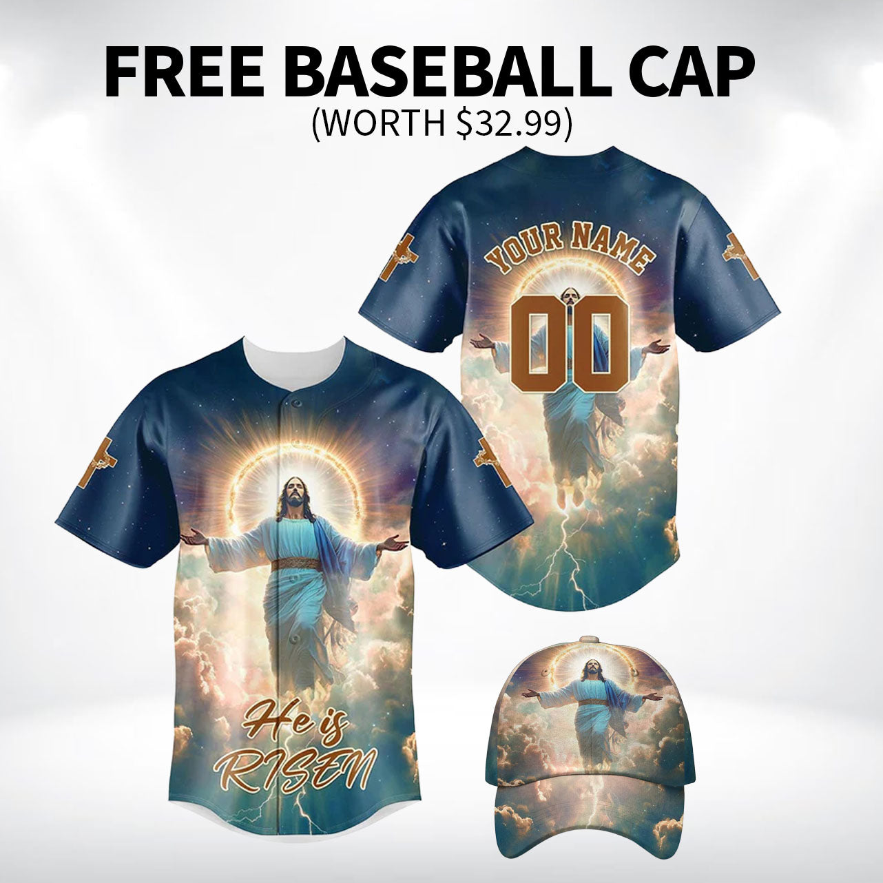 HeIsRisenAscensionGloryBaseballJerseyBundle