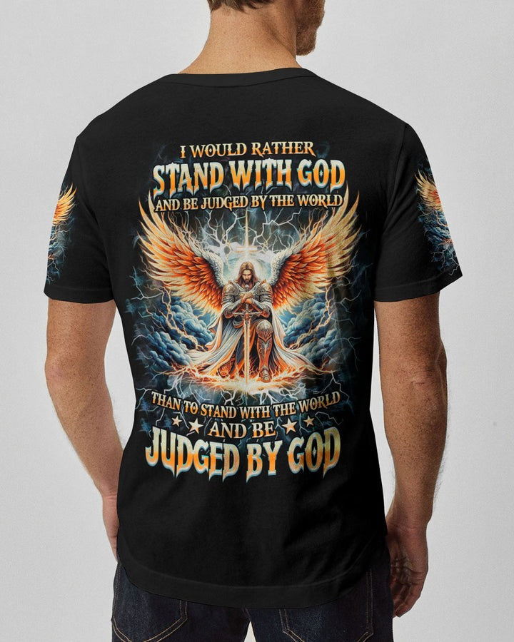 IWouldRatherStandWithGod Men_sAllOverPrintShirt_3