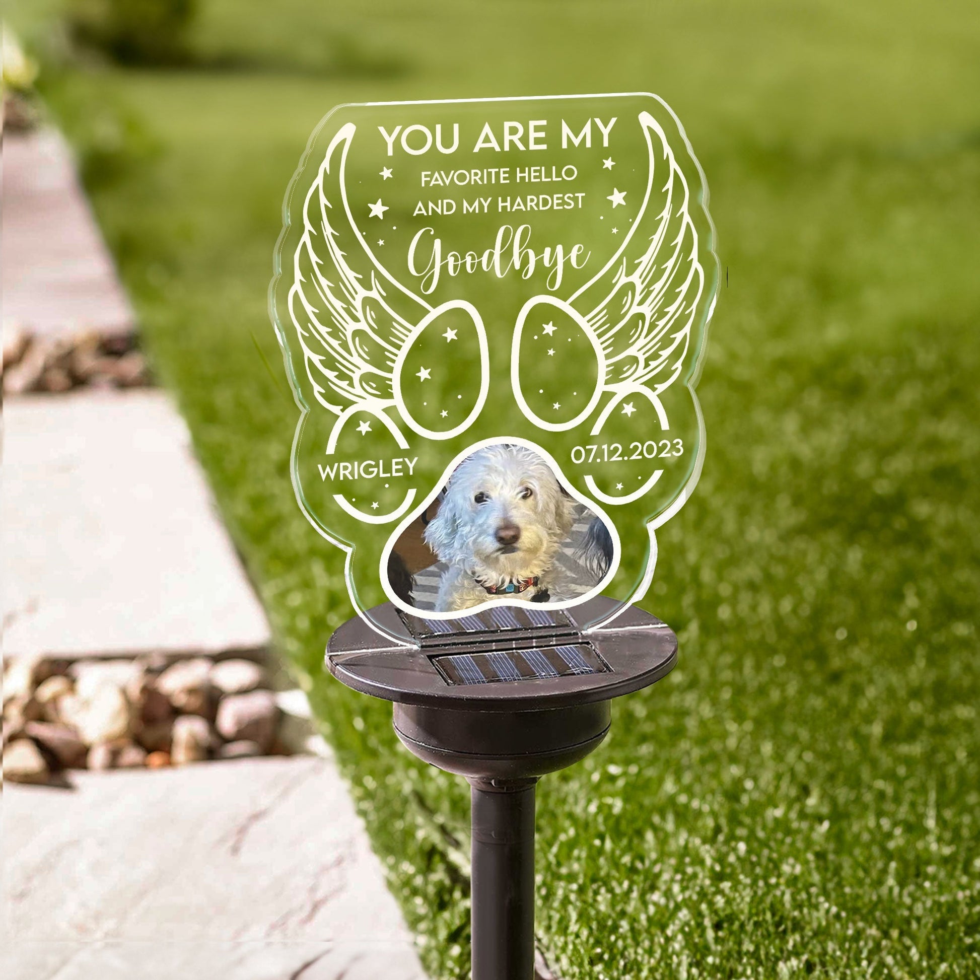 I_m Always With You Personalized Photo Solar Light4