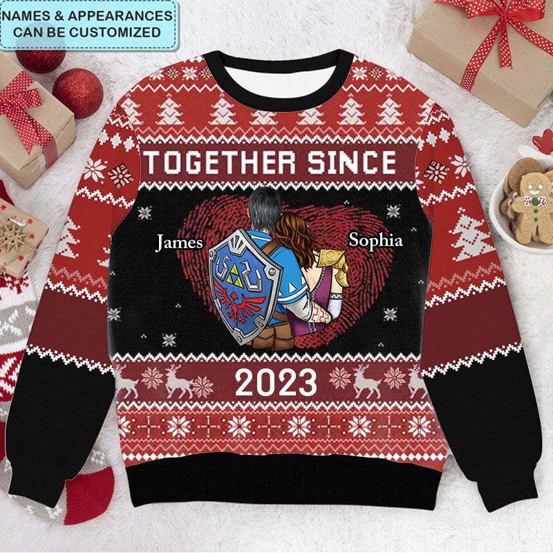 I_mYoursNoReturnsZelda PersonalizedCustomUglySweater ChristmasGiftForCouple_Wife_Husband_FamilyMembers