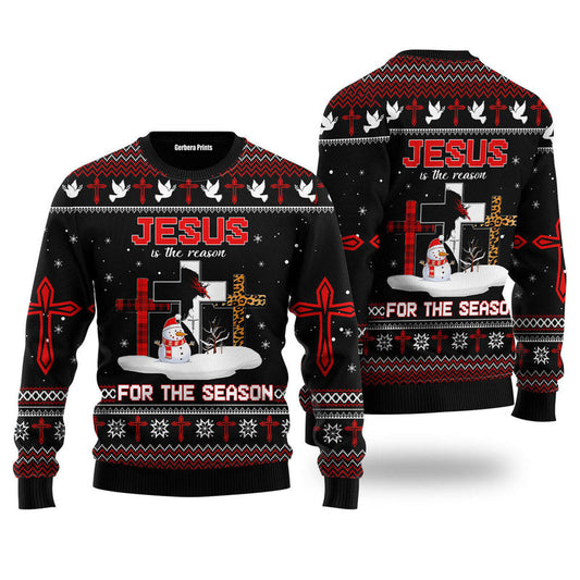 Jesus The Reason for The Season Ugly Christmas Sweater For Men Women UH1232