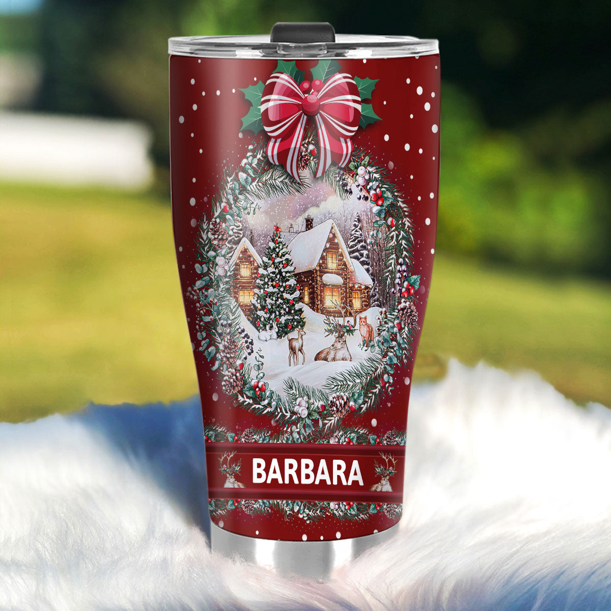 JesusIsReasonForTheSeasonPersonalizedStainlessSteelTumbler_1