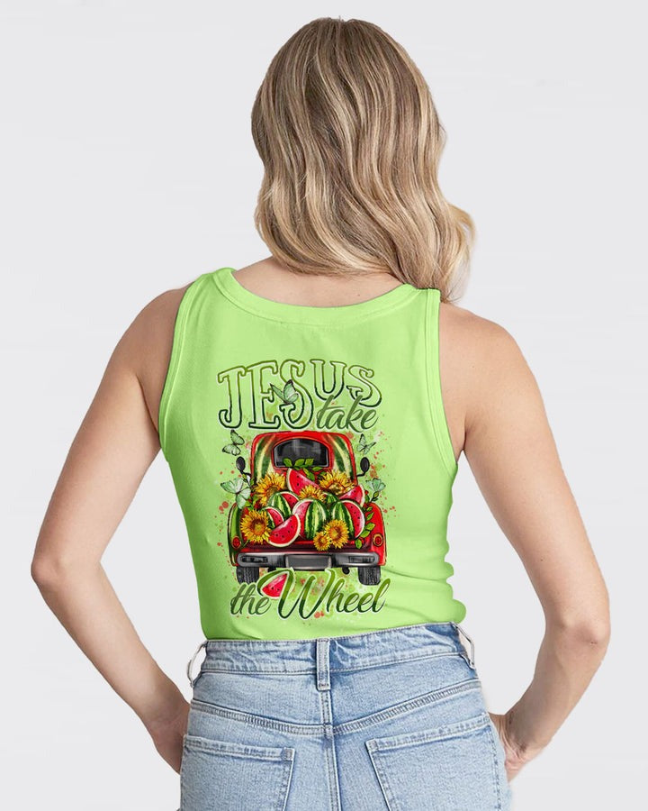 JesusTakeTheWheelWatermelon Women_sAllOverPrintShirt_14