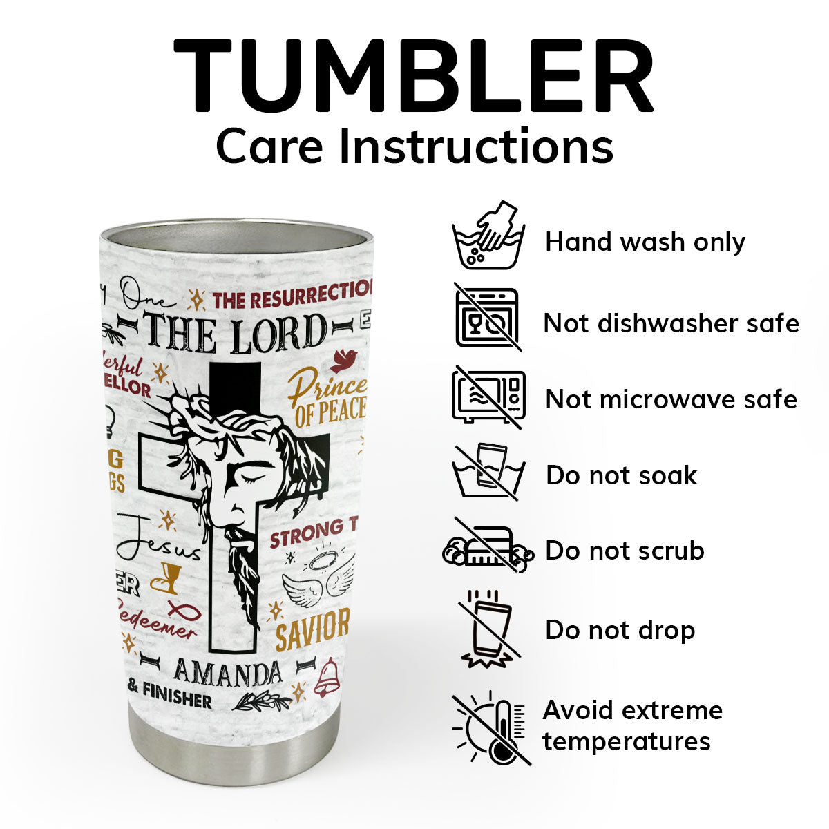 JesusTheLordOfLordsPersonalizedStainlessSteelTumbler_5