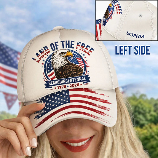 LandOfTheFreeIndependenceDay PersonalizedClassicCap DEF