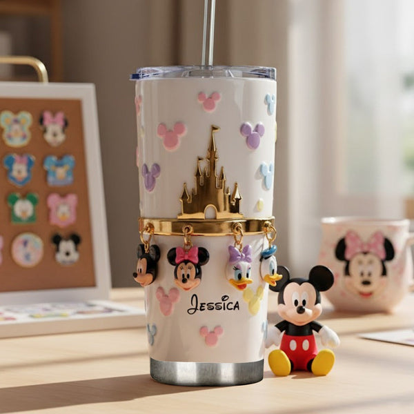 MkMo Magic Mouse Castle - Personalized Tumbler - Gift For Movie Fans NL122