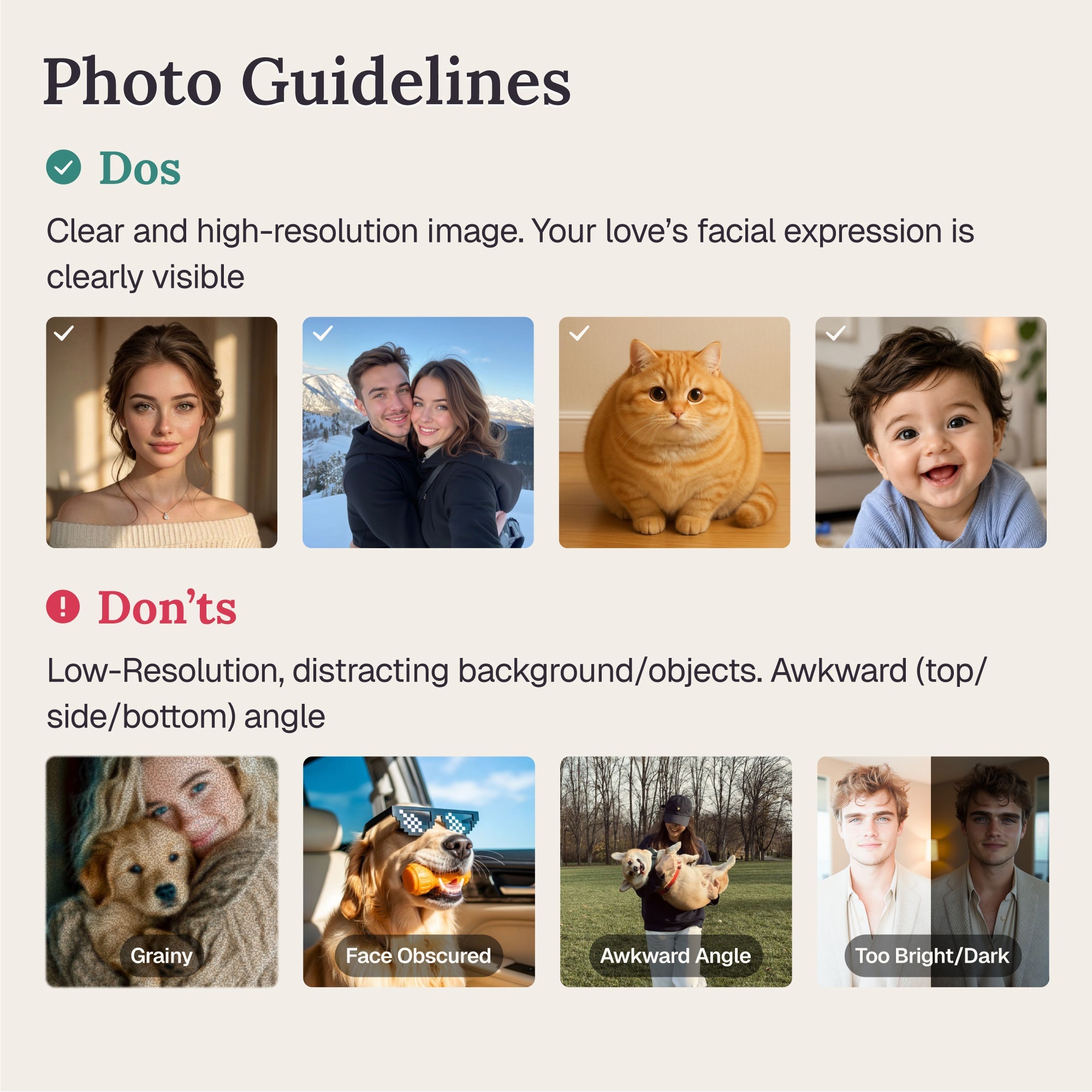 Macorner Full Photo Guidelines