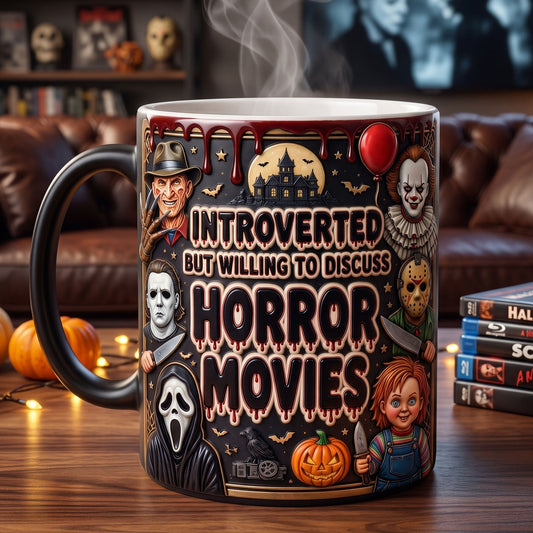 Nightmare Crew - Personalized Coffee Mug - Gift For Horror Lovers NL122