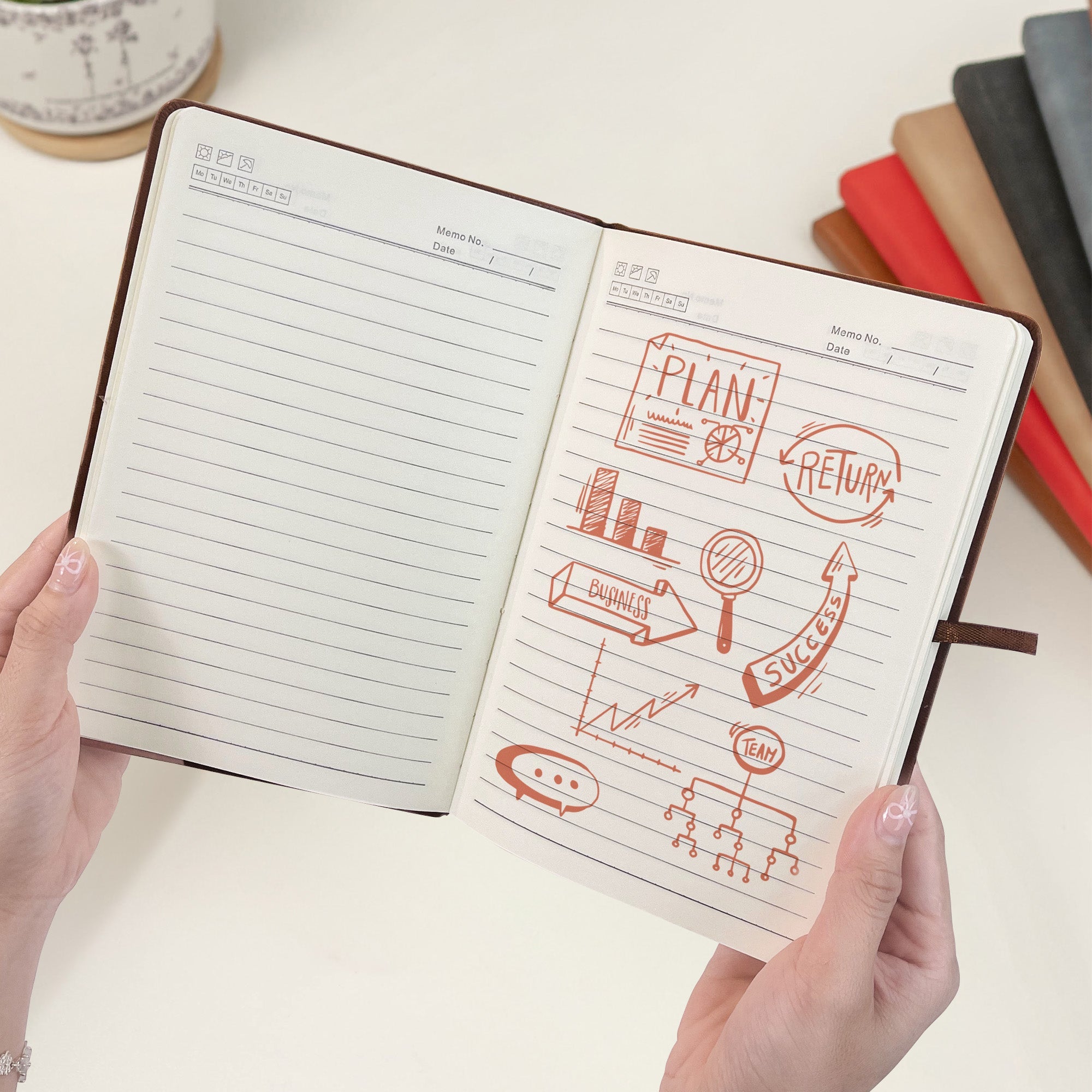 Never Forget The Difference You Make Teacher Gift Personalized Leather Journal_3