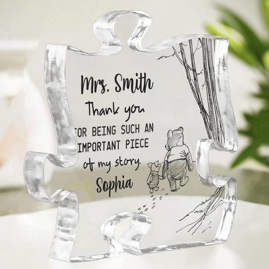 Never Forget You Are The Piece That Made The Difference Thank You Gift For Teacher_ Coworker_ Mentor Personalized Acrylic Plaque 2_2c309eda 36fa 4ec0 afcd 008f45dd24cf