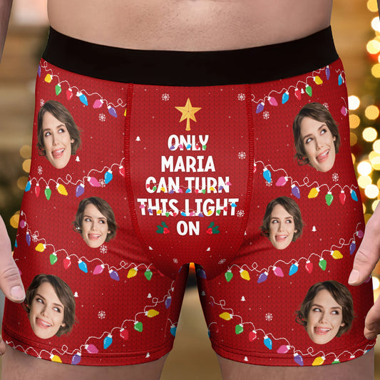 Only Her Can Turn This Light On Personalized Photo Men_s Boxer Briefs1