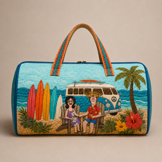 PersonalizedBeachDuffleBagTropicalCoupleTravel QuiltedDuffleBag GiftForCouple_CampingLovers_1