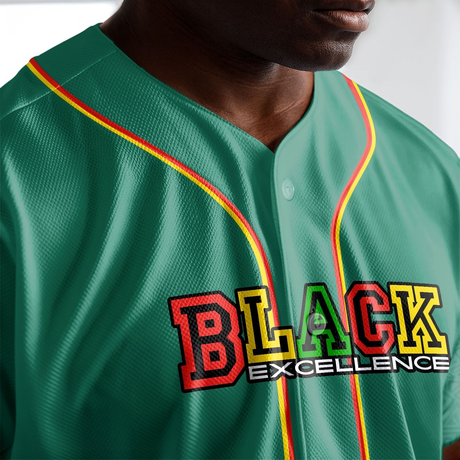 PersonalizedBlackExcellenceBaseballJersey9