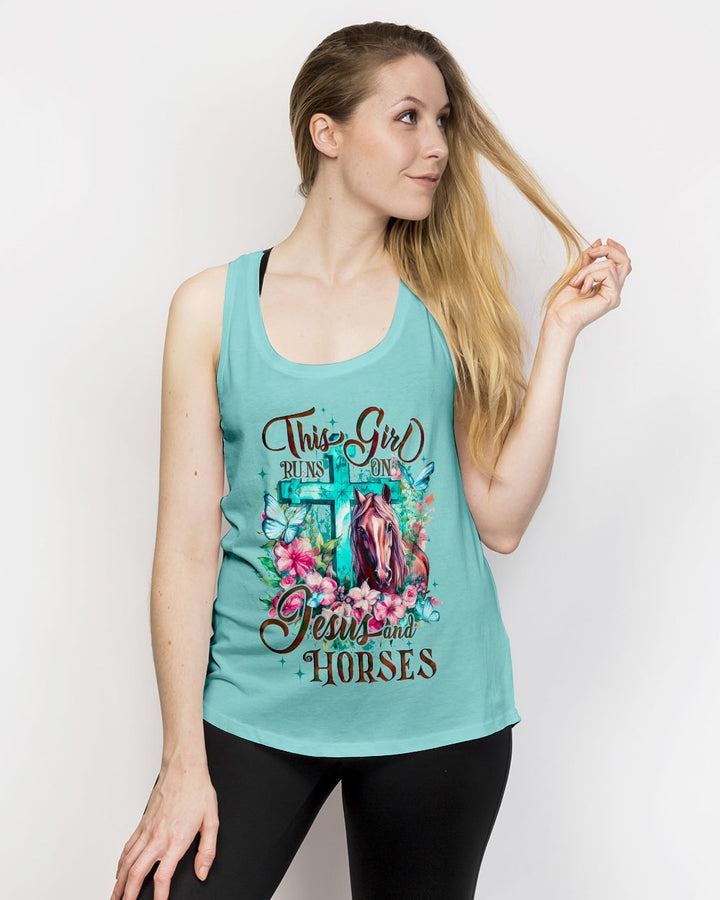 RunsOnJesusAndHorsesWomen_sAllOverPrintShirt_14