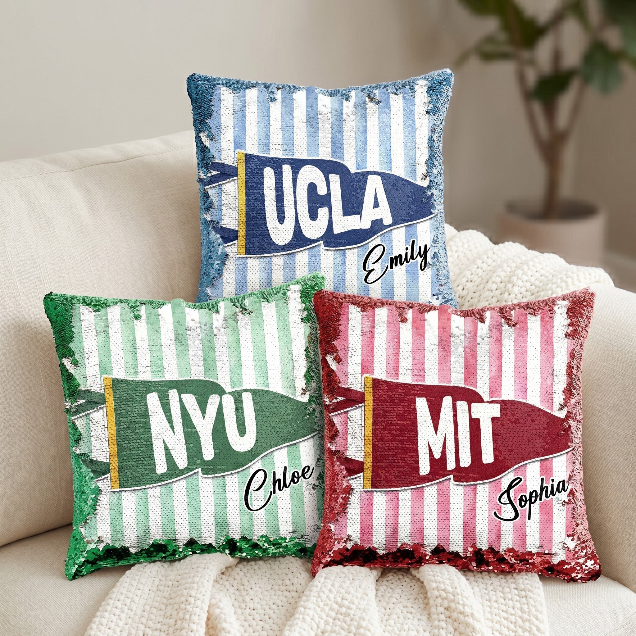School_Pennant_Flag_Custom_Pillow_1