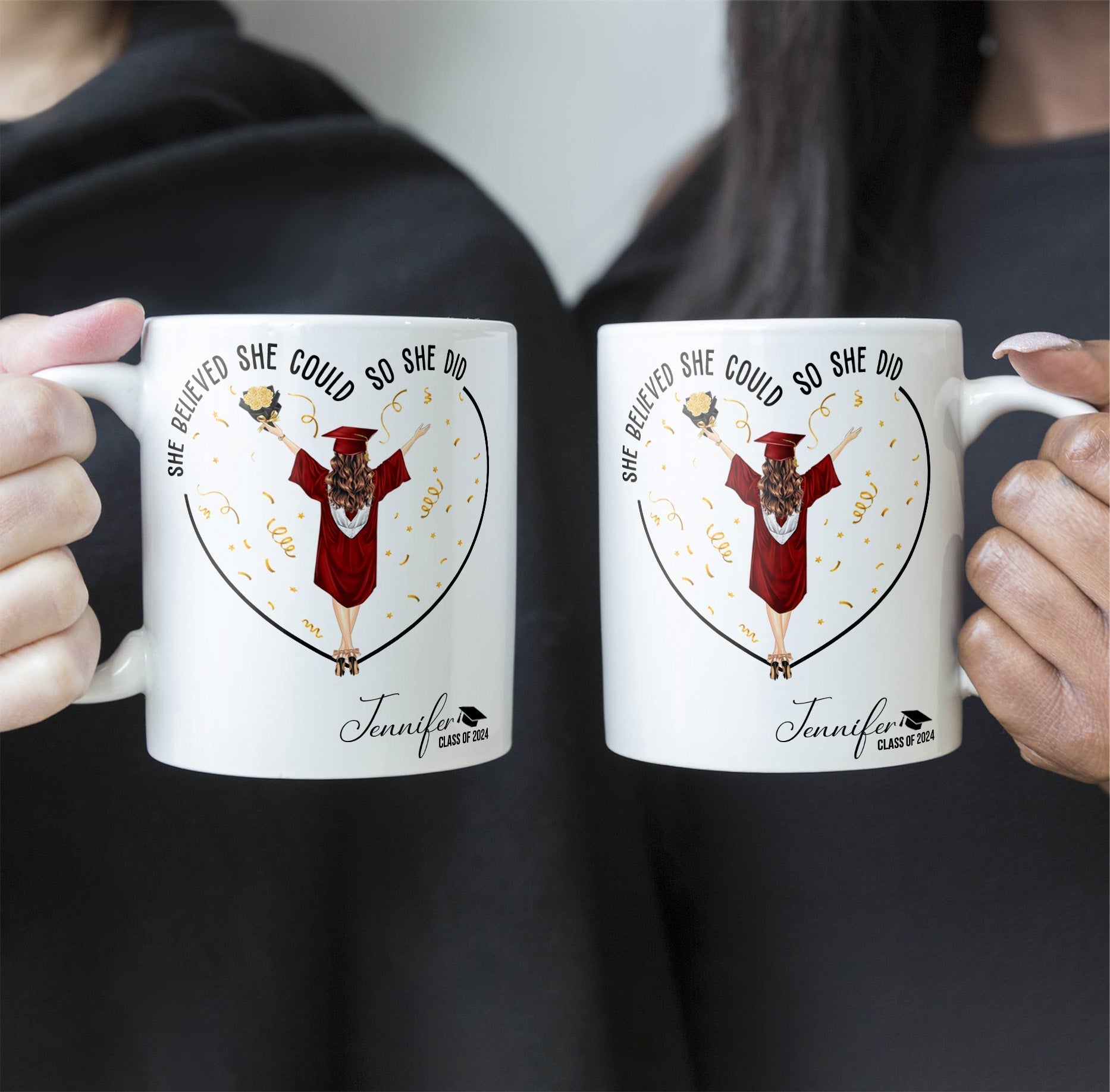 She Believed She Could So She Did Personalized Mug_5