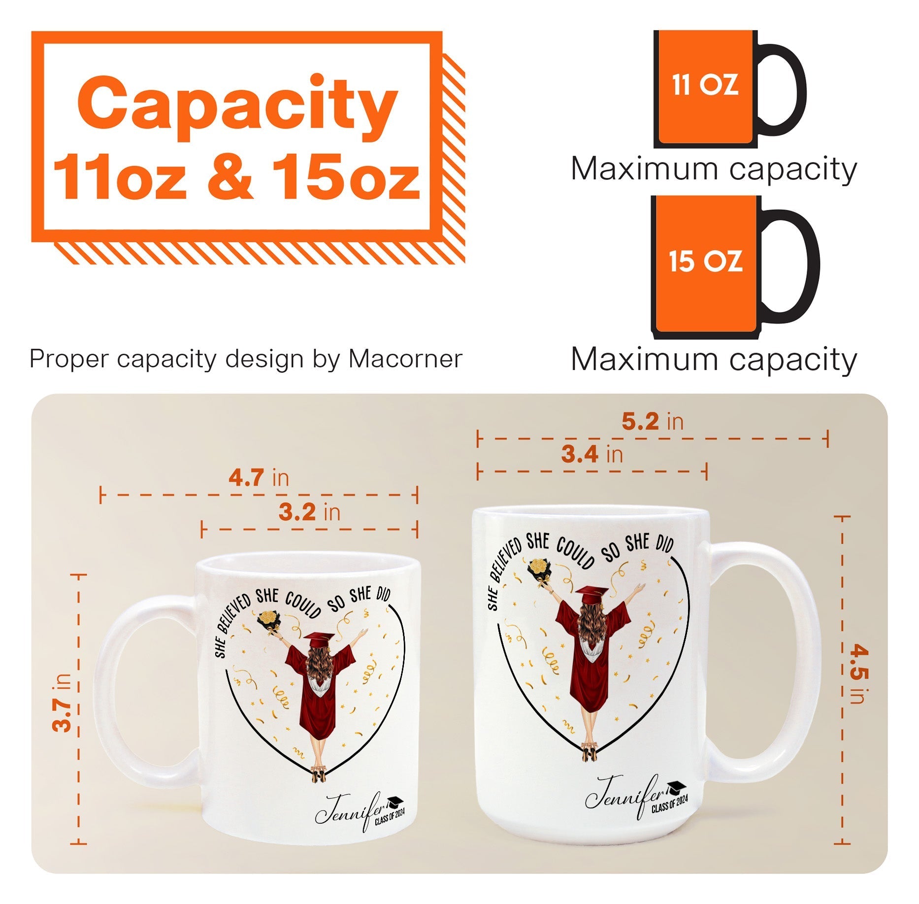 She Believed She Could So She Did Personalized Mug_6