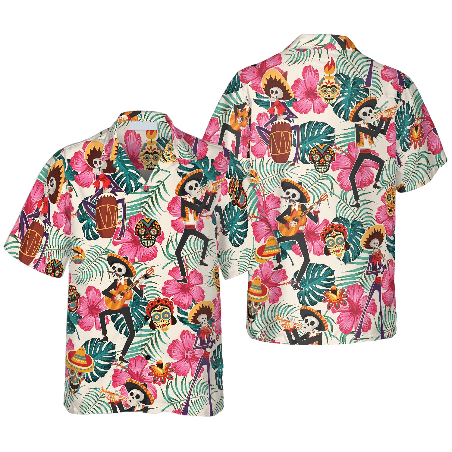 SkeletonInMexicanCostumesHawaiianShirt_8959_2