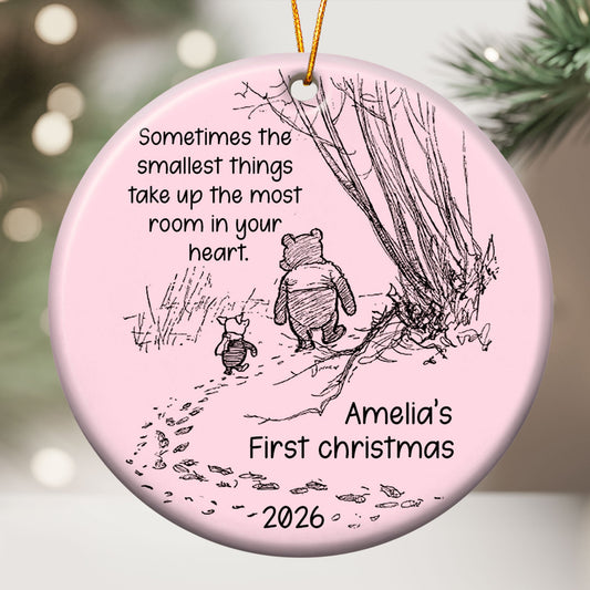 Smallest_Things_Baby_First_Christmas_Keepsake_Personalized_Ornament_1