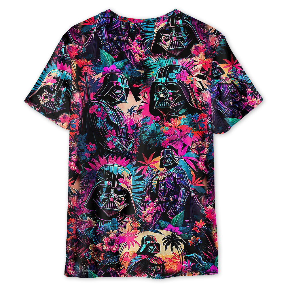 StarWarsDarthVaderSynthwaveCool Unisex3DT shirt OwlOhh_4962_2