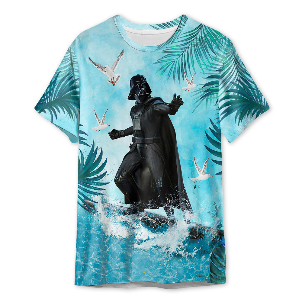 StarwarsDarthVaderSurfing02 Unisex3DT shirt OwlOhh_6687_1