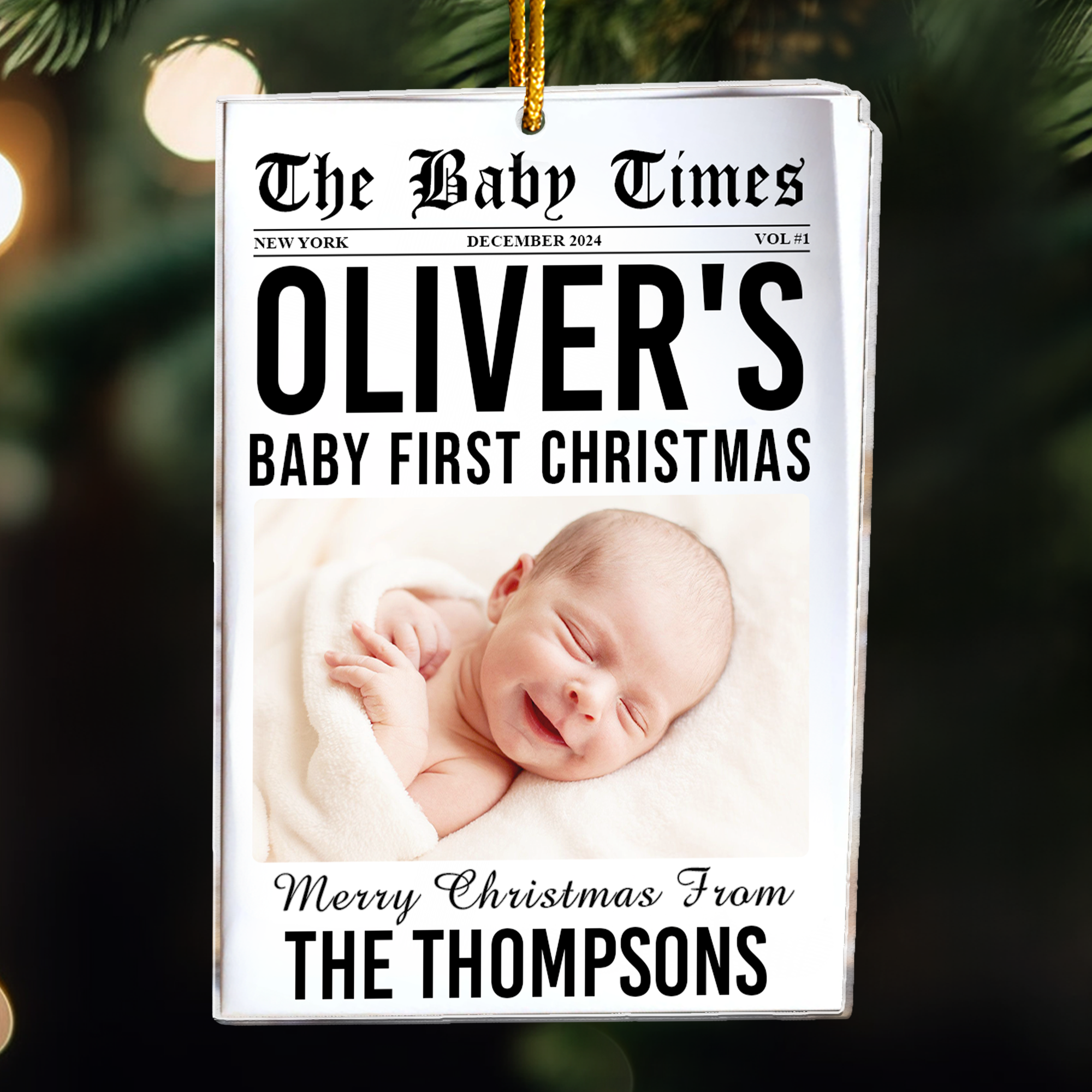 The Baby Times Baby_s First Christmas Personalized Acrylic Photo Ornament_3