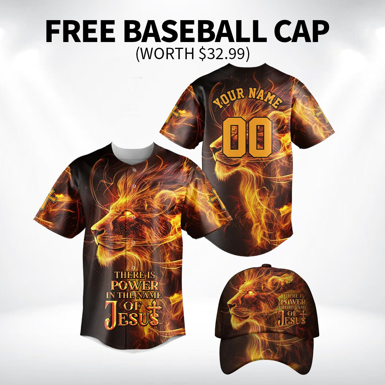 ThereisPowerintheNameofJesusBaseballJerseyBundle