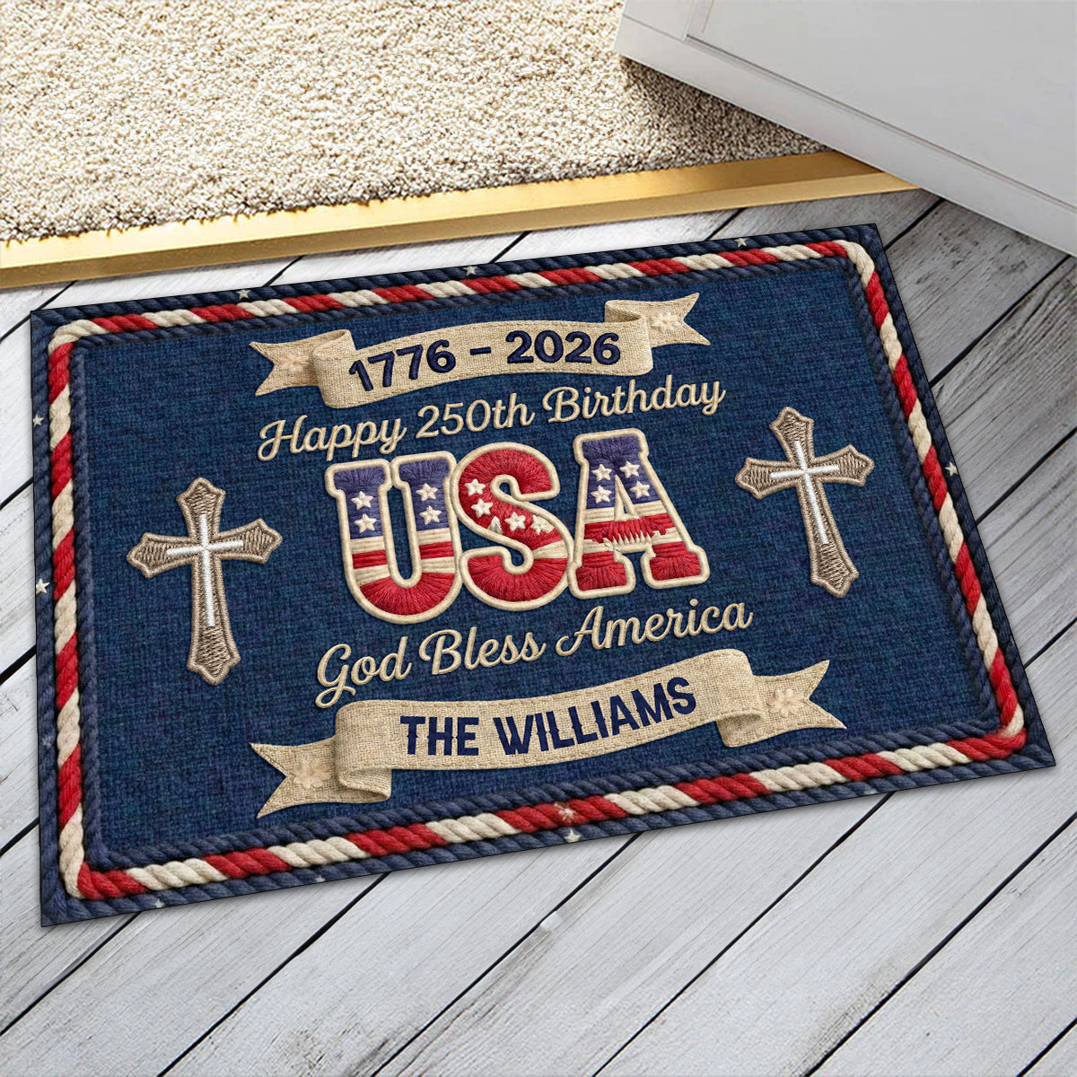 Usa250thBirthdayPersonalizedDoormat6