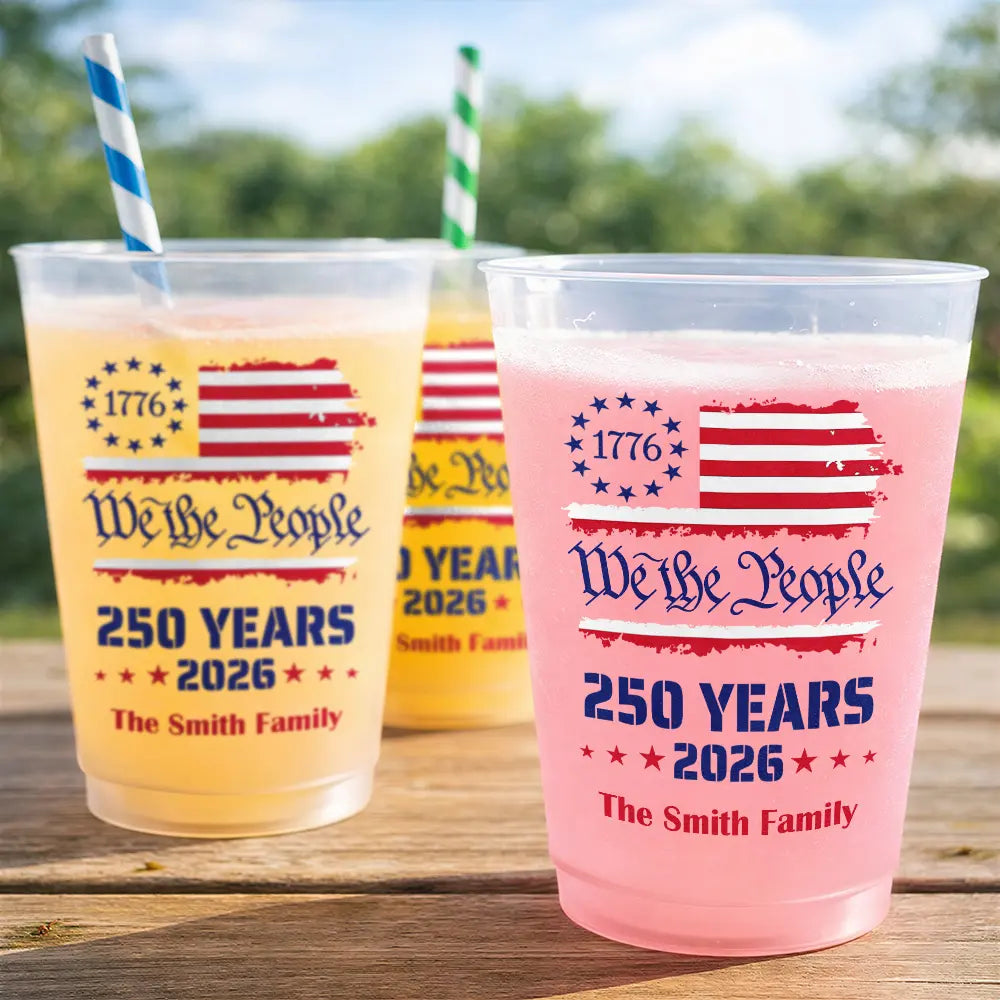 WeThePeople250Years1776 PersonalizedFrostedCups VN030 NAH5888 MK2