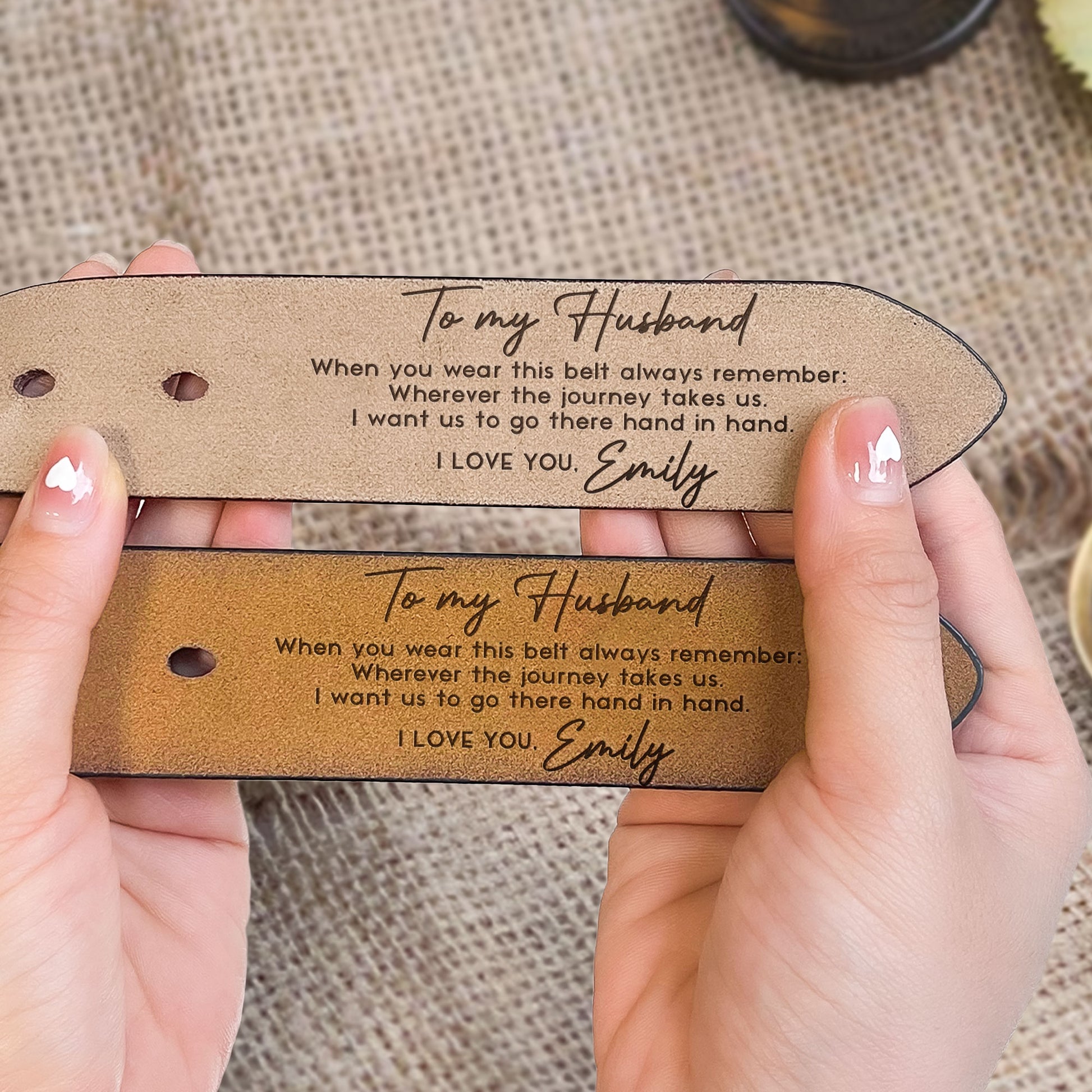 WhenYouWearThisBeltAlwaysRemember PersonalizedEngravedLeathendashMacorner