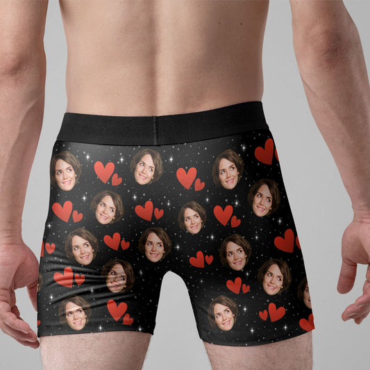 You Turn Me On Personalized Photo Men_s Boxer Briefs_3