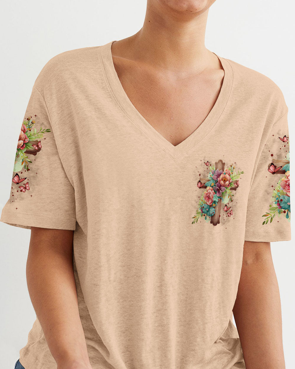 christian cloth Tytm1108233Vneck1 1