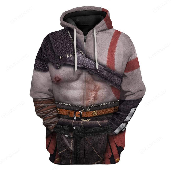 gearhumans custom kratos apparel hd dt16101903 3d apparel zip hoodie s 587796