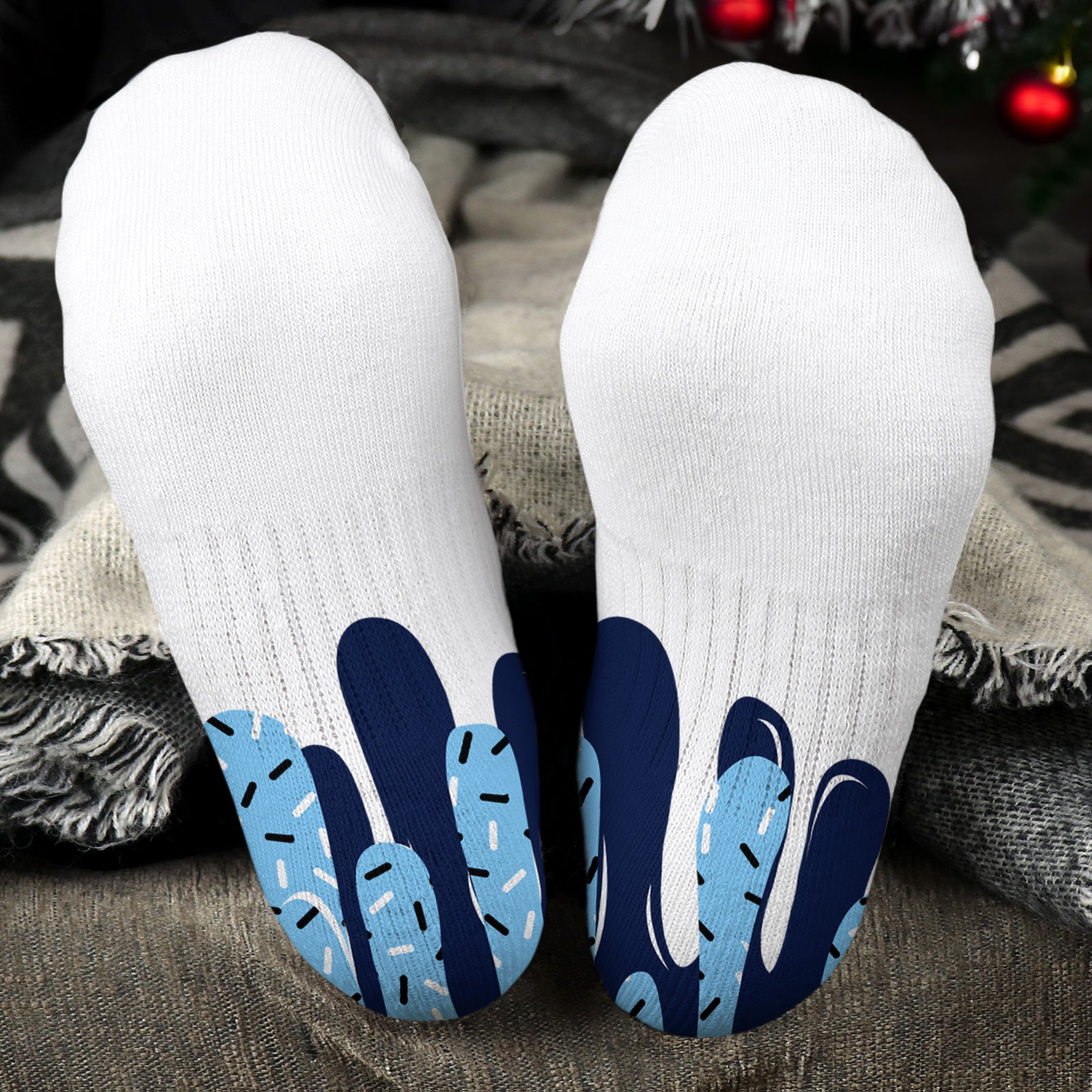 icecream drip design for baseball softball soccer football basketball hockey lover personalized socks 2