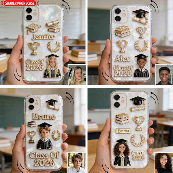 Happy Graduation Class Of 2026 - Personalized Phone Case - Gift For Graduates