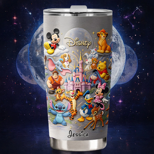 DSNY Magical Moments With Magic Mouse And Friends - Personalized Tumbler HH01
