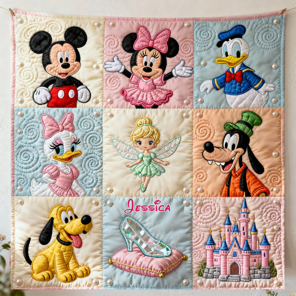 MkMo Magic Mouse - Personalized Blanket - Gift For Her, Daughter, Christmas HH01