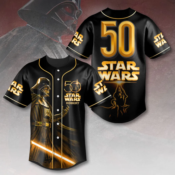 Stwa Galaxy Star Celebrating 50th Anniversary - Personalized Baseball Jersey - Gift For Movie Fans HH01