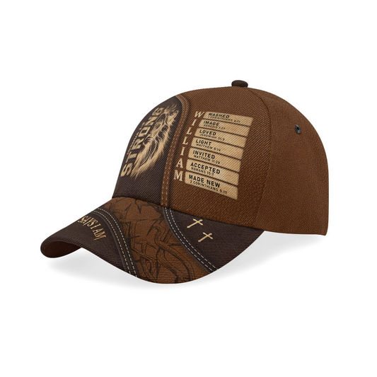 God Says I Am Strong - Personalized Classic Cap