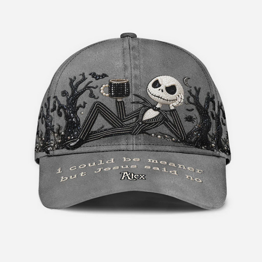 Spooky I Could Be Meaner - Personalized Classic Cap - Gift For Fan Movies
