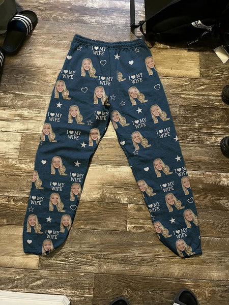 Review by Grace Anderson - Custom Photo Every Day, I Love You More And More - Christmas Gift For Husband Wife, Anniversary, Couple - Personalized Pajama Pants NA94