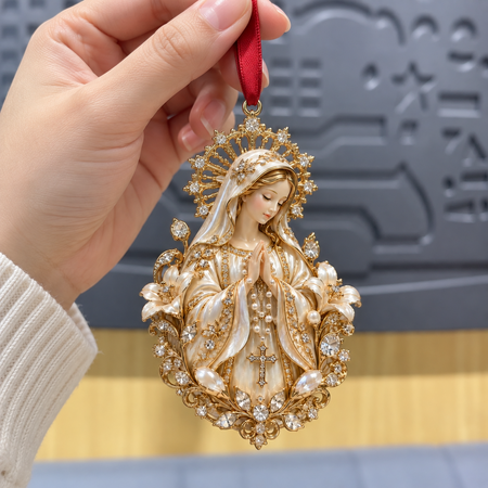 Review by Melissa Carter - Virgin Mary Catholic Christmas Tree Keepsake Gift For Christians - Personalized Acrylic Ornament
