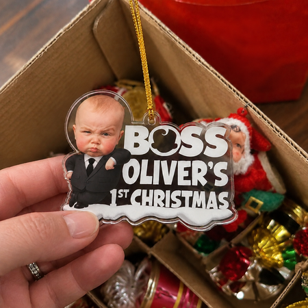 Review by Noah Wilson - Custom Face Baby Elf Alphabet - Personalized Acrylic Photo Ornament