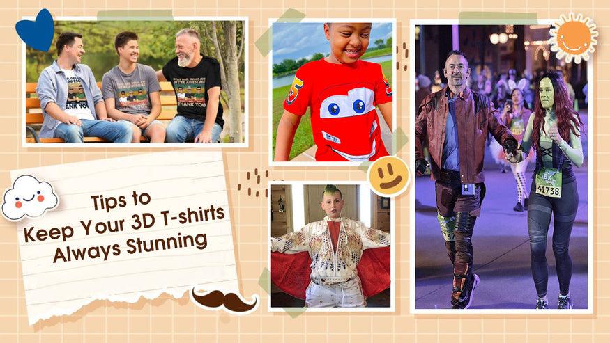 Tips to Keep Your 3D T-shirts Always Stunning
