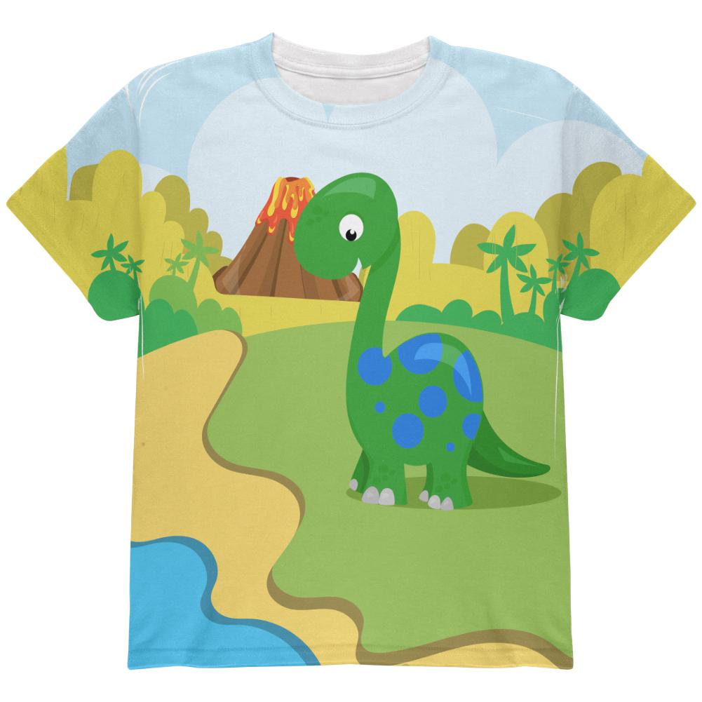 My Little Dinosaur All Over Kid T-Shirt