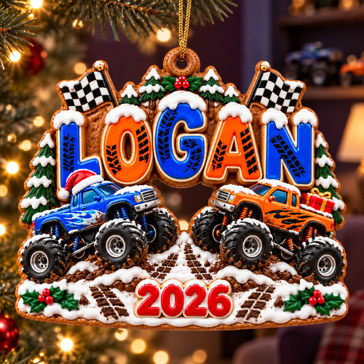 0368fed3 fc5f 4852 b6c2 dd003912605a Logan s Monster Truck Christmas Ornament 1