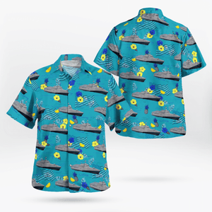 Us Navy Uss Jackson (Lcs-6) 4Th Of July Hawaiian Shirt