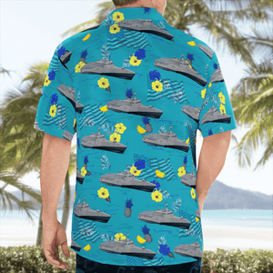 Us Navy Uss Jackson (Lcs-6) 4Th Of July Hawaiian Shirt