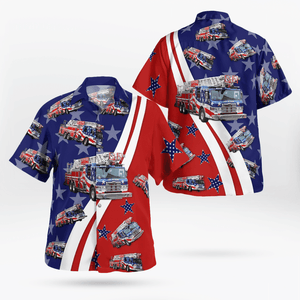 Napa Fire Department 4Th Of July Hawaiian Shirt